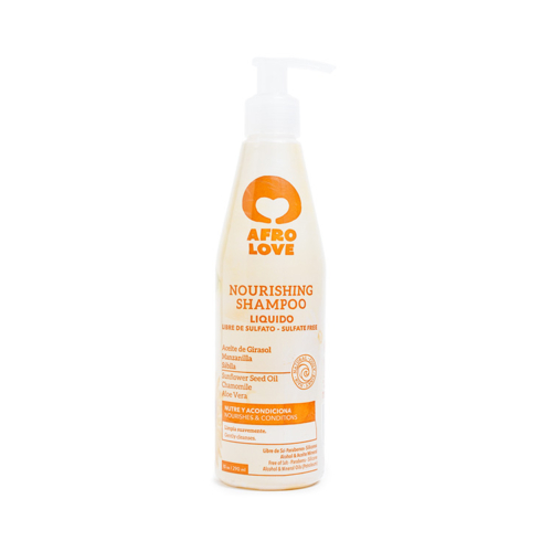 Afro Love Champu Aceite De Girasol, Manzanilla Y Aloe Vera - 10 Oz